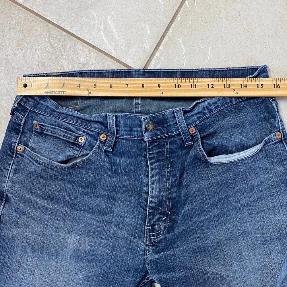 Levi Strauss Co 559 Jeans Mens W33 L30 Blue Denim Straight Fit Casual Pants